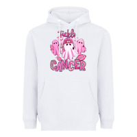 White tackle cancer halloween ghosts american football Heavyweight Hoodie - RanaPortraitStore