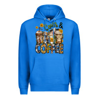 True Royal cows and coffee cups Premium Hoodie - Jasminsmagicworld
