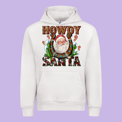 Howdy Santa Urban Hoodie Designed By Adodesignshop