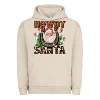 Pigment French Oak howdy santa Urban Hoodie - AdoDesignShop