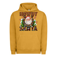 Pigment Peanut Butter howdy santa Urban Hoodie - AdoDesignShop