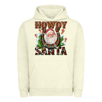 Pigment Pistachio howdy santa Urban Hoodie - AdoDesignShop