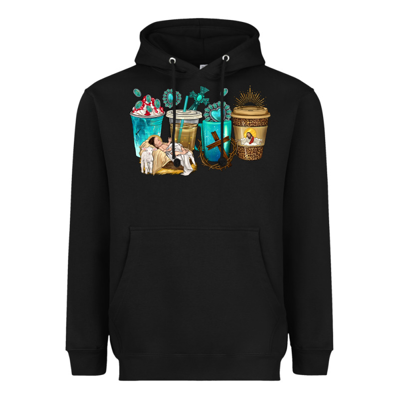 Jesus Coffee Cups Heavyweight Hoodie by texasbilliewilder | Teevron