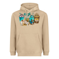 Mushroom jesus coffee cups Heavyweight Hoodie - texasbilliewilder