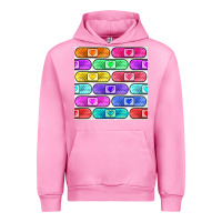 Fuchsia Pink plaster seamless pattern Urban Hoodie - BundleAndBundleShop