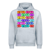 Heather Grey plaster seamless pattern Urban Hoodie - BundleAndBundleShop