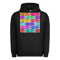 Pigment Black plaster seamless pattern Urban Hoodie - BundleAndBundleShop