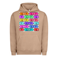 Pigment Burro plaster seamless pattern Urban Hoodie - BundleAndBundleShop