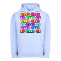 Pigment Grape Ice plaster seamless pattern Urban Hoodie - BundleAndBundleShop