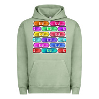 Pigment Oil Green plaster seamless pattern Urban Hoodie - BundleAndBundleShop