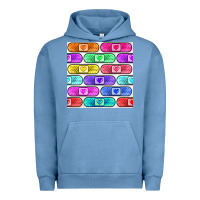 Plaster Seamless Pattern Urban Hoodie | Teevron