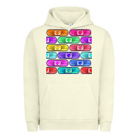 Pigment Pistachio plaster seamless pattern Urban Hoodie - BundleAndBundleShop