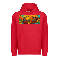 Red cowgirls just wanna have fun mug 15 oz Premium Hoodie - Artiststas