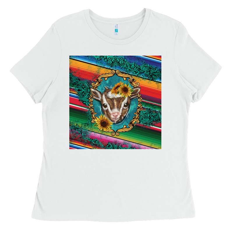 Western Baby Goat Ladies Tee by BarkalooDesign | Teevron