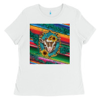 White western baby goat Ladies Tee - BarkalooDesign