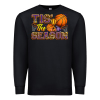 Black tis' the season basketball Premium Sweatshirt - Zillion Design Studio