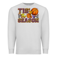 Dove Grey tis' the season basketball Premium Sweatshirt - Zillion Design Studio