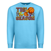 Ocean Blue tis' the season basketball Premium Sweatshirt - Zillion Design Studio