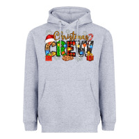 Heather Grey christmas crew Heavyweight Hoodie - Zillion Design Studio