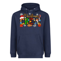 Navy christmas crew Heavyweight Hoodie - Zillion Design Studio
