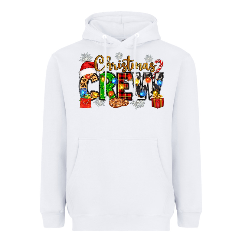 Christmas Crew Heavyweight Hoodie by Zillion Design Studio | Teevron