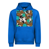 Cobalt western turquoise seamless pattern Urban Hoodie - BundleAndBundleShop