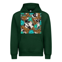 Foreset Green western turquoise seamless pattern Urban Hoodie - BundleAndBundleShop
