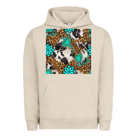 Pigment French Oak western turquoise seamless pattern Urban Hoodie - BundleAndBundleShop
