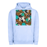 Pigment Grape Ice western turquoise seamless pattern Urban Hoodie - BundleAndBundleShop