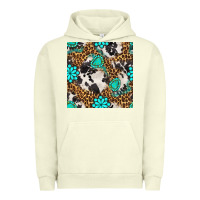 Pigment Pistachio western turquoise seamless pattern Urban Hoodie - BundleAndBundleShop