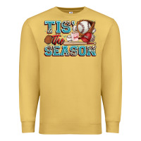 Antique Gold tis' the season baseball Premium Sweatshirt - Zillion Design Studio