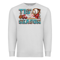 Dove Grey tis' the season baseball Premium Sweatshirt - Zillion Design Studio