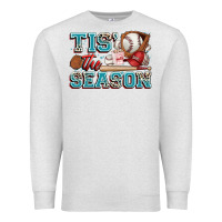 Oatmeal Heather tis' the season baseball Premium Sweatshirt - Zillion Design Studio