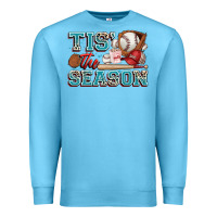 Ocean Blue tis' the season baseball Premium Sweatshirt - Zillion Design Studio