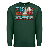 Sports Green tis' the season baseball Premium Sweatshirt - Zillion Design Studio