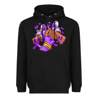 Black domestic violence afro girl sneakers Heavyweight Hoodie - RanaPortraitStore