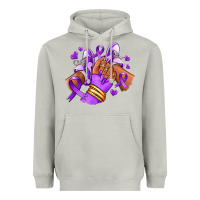 Moon Dust domestic violence afro girl sneakers Heavyweight Hoodie - RanaPortraitStore