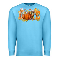 Ocean Blue love nurse fall Premium Sweatshirt - texasbilliewilder