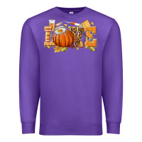 Purple love nurse fall Premium Sweatshirt - texasbilliewilder