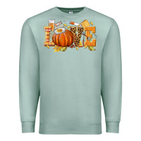 Seafoam love nurse fall Premium Sweatshirt - texasbilliewilder