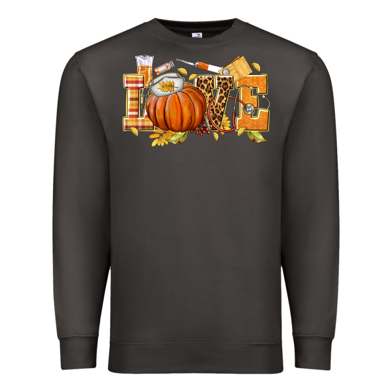 Love Nurse Fall Premium Sweatshirt by texasbilliewilder | Teevron