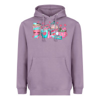 Lavender lash hustler coffee cups Heavyweight Hoodie - texasbilliewilder