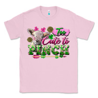 Bubblegum Pink Too Cute To Pinch Classic Tee - FaDigitalArtStudio