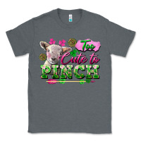 Charcoal Heather Too Cute To Pinch Classic Tee - FaDigitalArtStudio