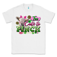 White Too Cute To Pinch Classic Tee - FaDigitalArtStudio
