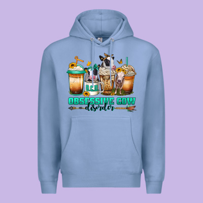 Ocd Obsessive Cow Disorder Coffee Cups Premium Hoodie Designed By Jasminsmagicworld