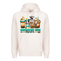 Pale Pink ocd obsessive cow disorder coffee cups Premium Hoodie - Jasminsmagicworld