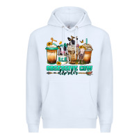 White ocd obsessive cow disorder coffee cups Premium Hoodie - Jasminsmagicworld
