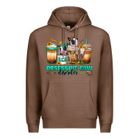 Chestnut ocd obsessive cow disorder coffee cups Premium Hoodie - Jasminsmagicworld