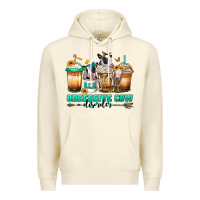 Sandshell ocd obsessive cow disorder coffee cups Premium Hoodie - Jasminsmagicworld